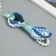 Cord with pompons "Cloud in the sky" winding 2 m