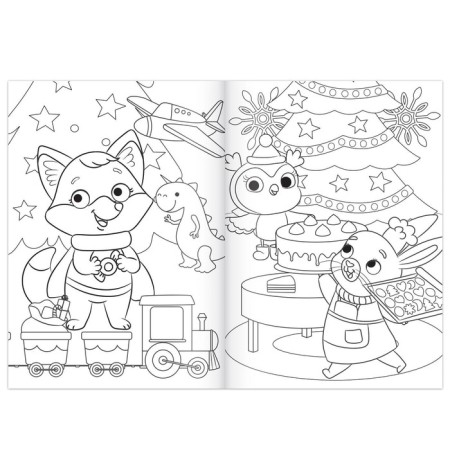 Coloring New Year's set “A holiday comes to us”, 6 pcs 12 pcs.-3