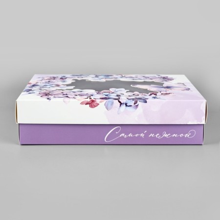 Gift box "Flower mood", 23.5 × 20.5 × 5.5 cm-1