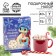 Marshmallow with a candy for cocoa "I GOGS SNOW WINTS"