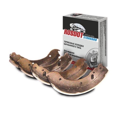 Drum brake pads, Rosdot Standard 3302