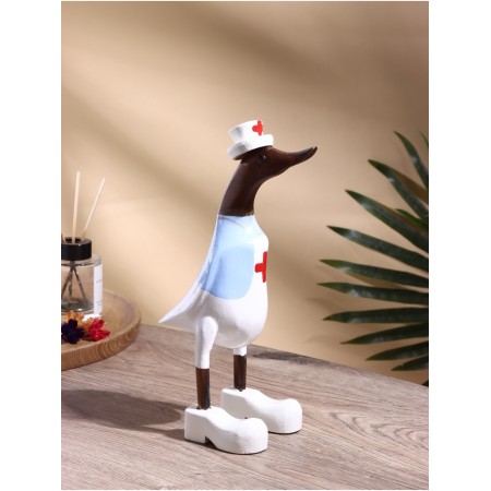 Souvenir "Duck nurse" wood 13x9x27 cm-1