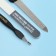 Manicure set, 3 objects, on a blister, black/white color, SIS-04