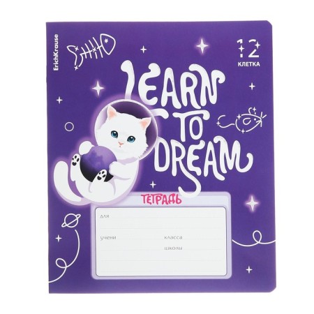 Notebook of 12 sheets in the Erichkrause "Space Anime", selective UV-lace-2