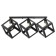 Lamp "Cube" 3HE27 40W Black 78x22x30 cm Bayerlux