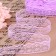 Capricon lace, 23 mm × 10 ± 1 m, lilac color No. 32