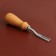 French -type beveler, for skin, 15.4 cm, hole 5.8 mm