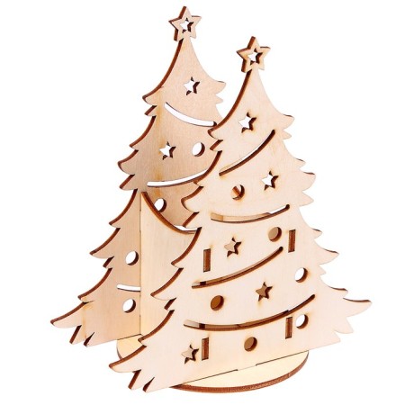 The workpiece for creativity "Pencil. Christmas tree "-1