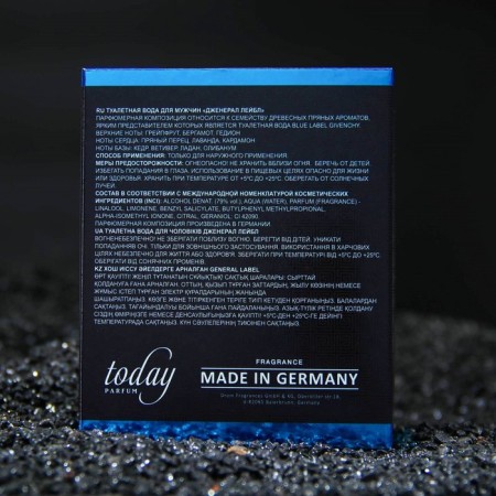 Tuale water men's General Label, 100 ml-7