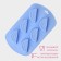 Baking shape of the share "watermelon slices", silicone, 19 × 11 × 1.5 cm, 6 cells (4 × 2.5 cm), color mix