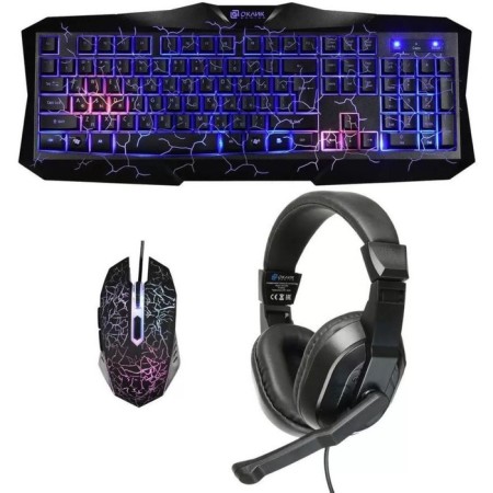 HS-HKM100G Imperial (keyboard, mouse, headset) black (489352)