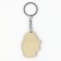 A keychain for keys with stickers in the set "Princess", 3.6 x 10.3 cm