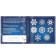 Applications Set "New Year's Workshop of Snowflakes", 3 pcs. 20 p.