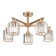 Ceiling lamp 5x60W E27, size 62x62x29.5 cm