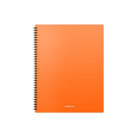 Folder 20 inserts on spirals, A4, 600 μm, Erichkrause "Matt Neon", the texture "Sand", mix-4