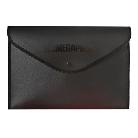 A4, 600 μm button, Erichkrause Megapolis, lined, opaque, opaque, mix-5