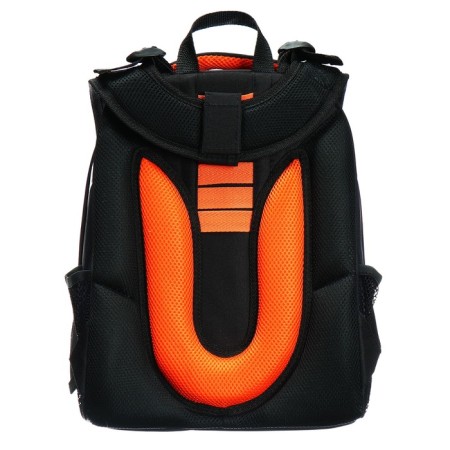 School backpack 38 x 30 x 16 cm, ergonomic back, Stavia "BiSport", gray-5