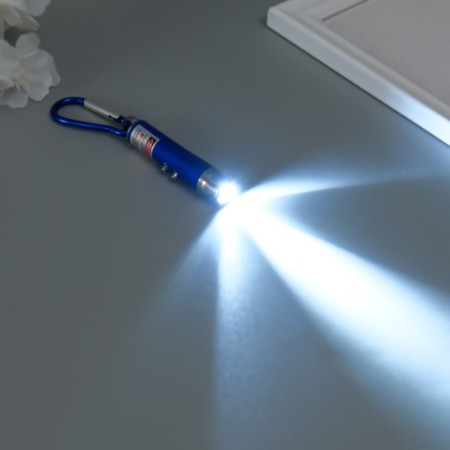 Flashlight light with a ring + laser + ultraviolet, mix-4