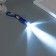 Flashlight light with a ring + laser + ultraviolet, mix
