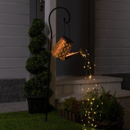 Garden lamp on the sunny battery "Lake", 27 × 17 × 11 cm, 55 LED, glow warm white