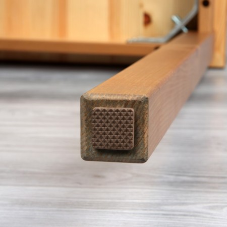 Laying furniture square tundra, size 18 x 18 mm, 32 pcs., Polymer, brown-8