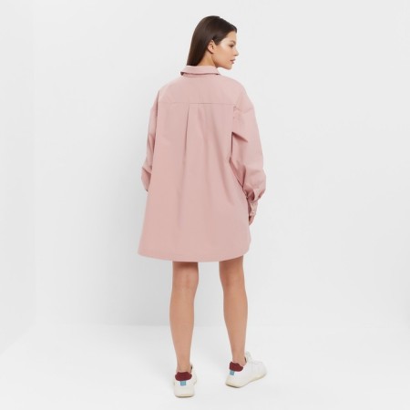 Women's costume (shirt, shorts) minku: oversize color dark pink, size 46-2
