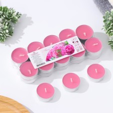A set of aromatic tea candles in the heat shrink 