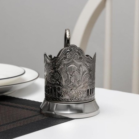 Cupcounder "Capercaillie", D = 61 mm, nickel, with blackening