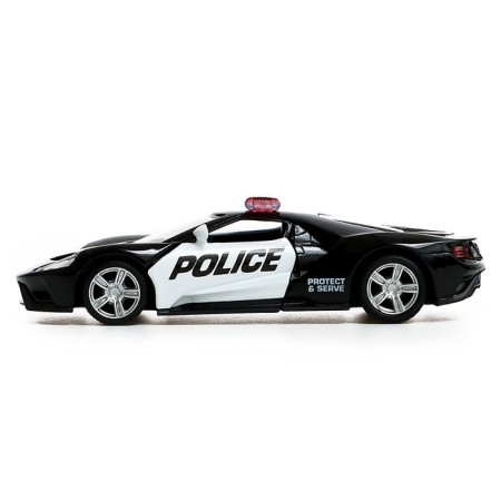 Metal Metallic Ford GT, 1:32, inertia, doors open, police open-1