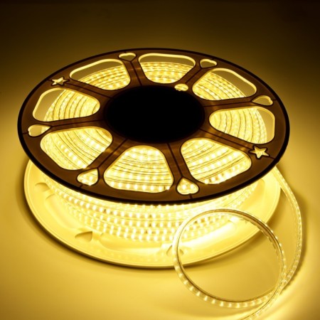 General LED strip 11 × 6 mm, 50 m, IP68, SMD2835, 60 LED/m, 9.6 W/m, 220 V, 3000K