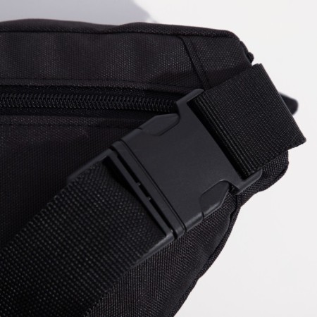Lightning waist bag, 1 department, 2 external pockets, adjustable belt, black color-3