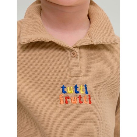 Jumper for girls, height 86 cm, sandy color-3