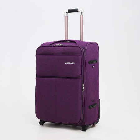 Small 24 suitcase "on lightning, code castle, with extension, purple color