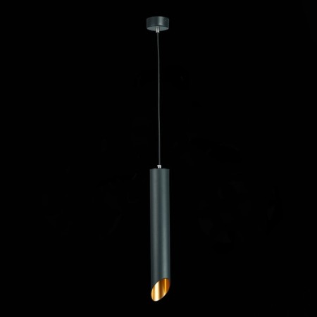 Suspension lamp ST LUCE. ST152.413.01. 1x50 W, GU10, 6x6x40 cm, black color-3