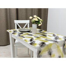 The oilcloth is transparent 