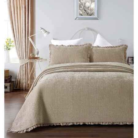 Arya Home Clouds set, cover 250x260 cm, pillow cover 50x70 cm - 2 pcs, beige color