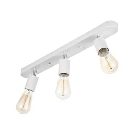 Ceiling lamp "Skin" 3he27 40W white 30x6x16cm