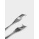 Ice forceps, h = 18 cm, thickness 1 mm, silver color