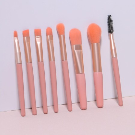 A set of makeup brushes "Pastel", 8 items, PVC CHOHOL, MIX color-5