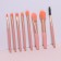 A set of makeup brushes "Pastel", 8 items, PVC CHOHOL, MIX color