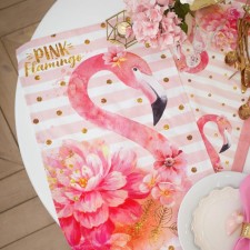 Ethel towel Pink Flamingo 40x67 cm, 100% cotton, sarzha 190 g/m2