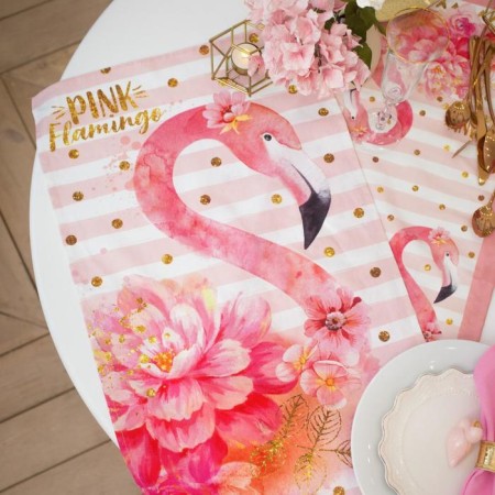 Ethel towel Pink Flamingo 40x67 cm, 100% cotton, sarzha 190 g/m2