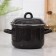 Pan, 1.5 l, enameled cover, induction, black color