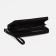 Women's wallet with lightning, black color