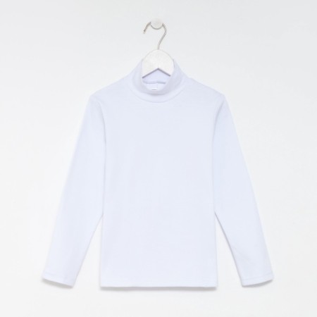 Baby turtleneck, white color, height 104 cm-5