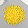 A set of beads "Pearls" d 6 mm, 250 grams, lemon