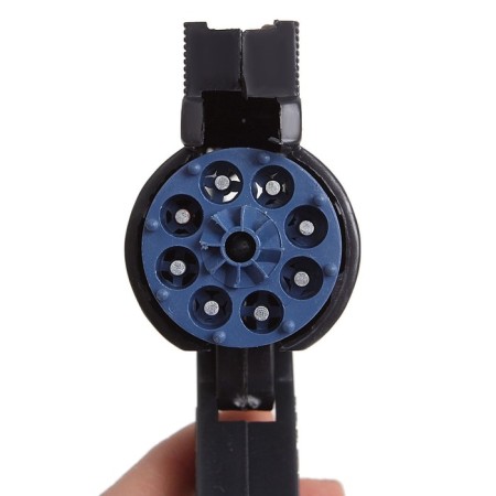 Pistol "Ranger Plus Black", shoots 8 charger pistons-4