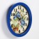Wall clock, D-28 cm, interior, "blueberries", silent