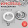Shirt, open button, d = 9.5 mm, white color