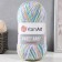 Yarn "Sweet Baby" 100% acrylic 300m/100g (913 green-yellow-astro)